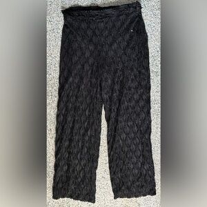 Joseph Ribkoff Black Textured Pants